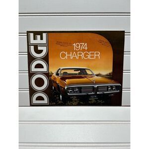1974 Dodge Charger Original Factory Dealership Brochure